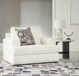 Karinne Linen Chair and Ottoman
