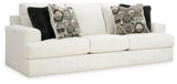 Close-up detail of Karinne Linen Velvet Sofa velvet fabric texture