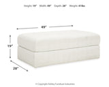 Karinne Linen Chair and Ottoman