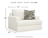 Karinne Linen Chair and Ottoman