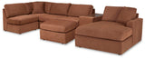 Modmax Spice 6-Piece Sectional with Ottoman — product image 2
