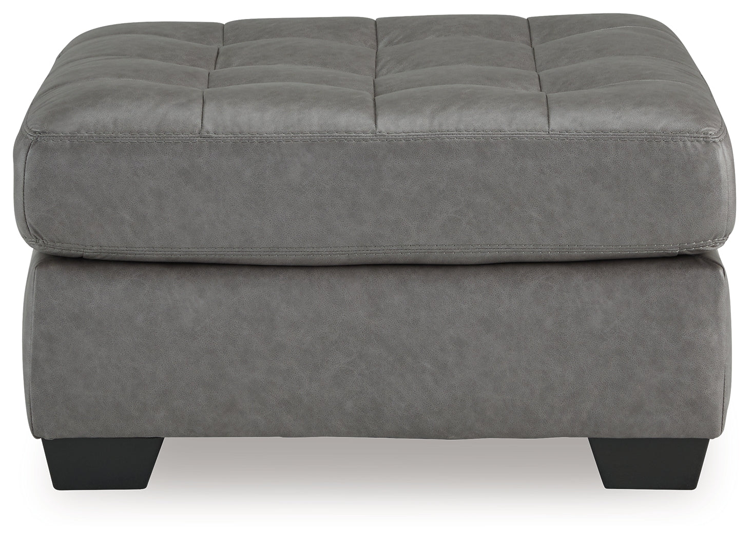 Clairette Court oversized accent ottoman head-on view