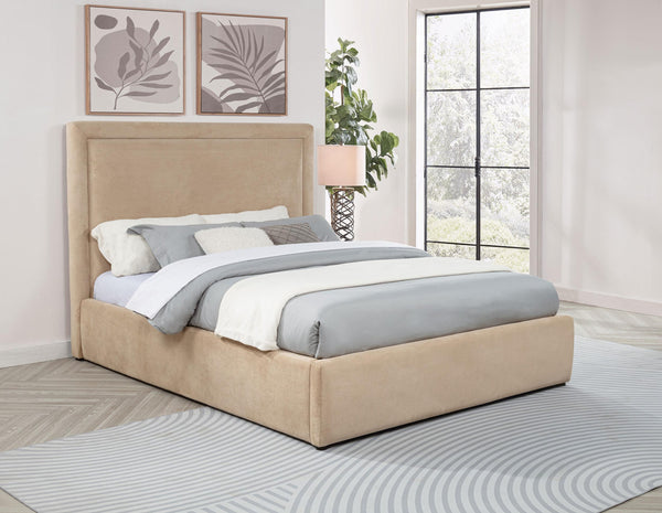 Lawson queen platform bed side profile