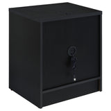 Top surface view showing clean black finish and easy-to-clean surface