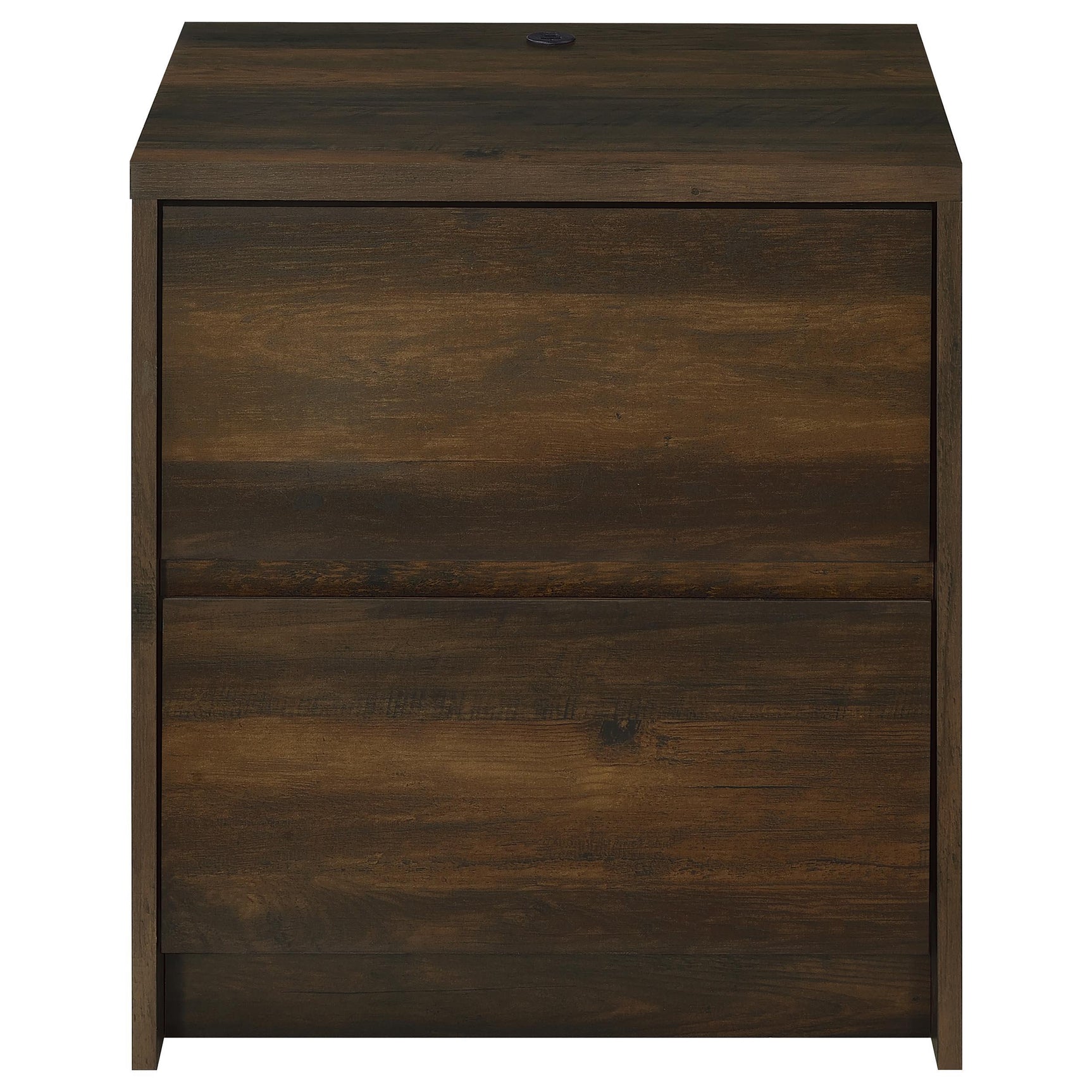 Opened drawer of Westpark nightstand showing storage capacity