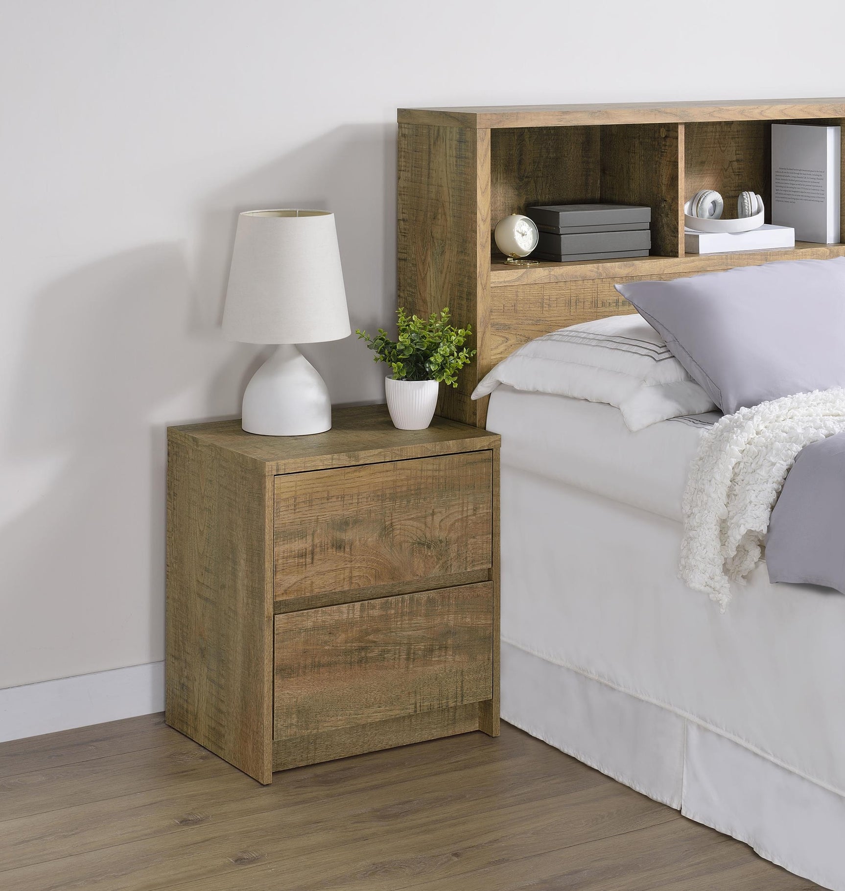 Westpark nightstand side angle highlighting LED base light