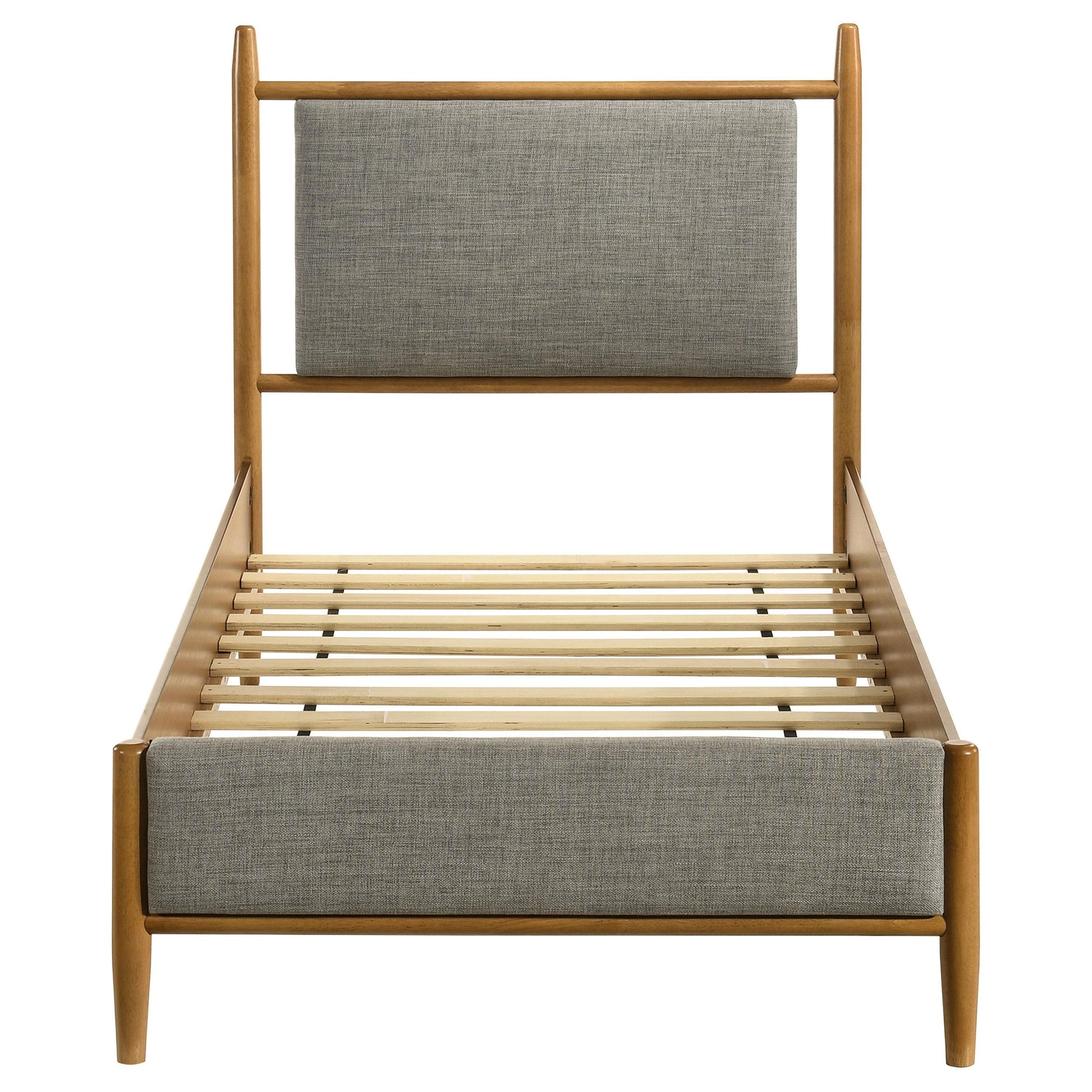 Mason bed footboard and side rail detail