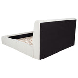 Support leg with leveler under bed frame