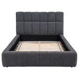Slatted platform base with support legs