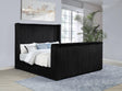 Centergrove King Wingback Bed Side Detail
