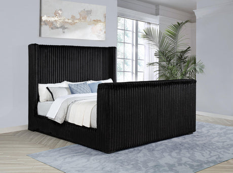 Centergrove King Wingback Bed Side Detail