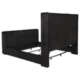 Centergrove Wingback Upholstered Bed Corner Close-up