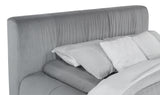 Wilshire queen bed with fabric texture visible on frame