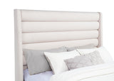 Leslie full platform bed low upholstered rails