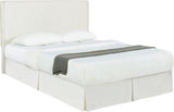 Side angle of Izzy upholstered headboard frame