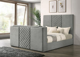 Tara Eastern King Panel Bed motorized TV lift mechanism