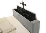 Tara Eastern King bed showing mattress placement