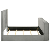 Assembly hardware and L-shape plate used in Tara bed setup