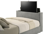 Tara queen bed fully raised TV lift with a 50-inch TV