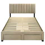 Side view of Wheatland bed drawer