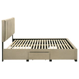 Wheatland bed bedroom setup in styled room