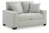 Another main view of Greenbriar Smoke Sofa and Loveseat
