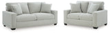 Greenbriar Smoke Sofa and Loveseat side view