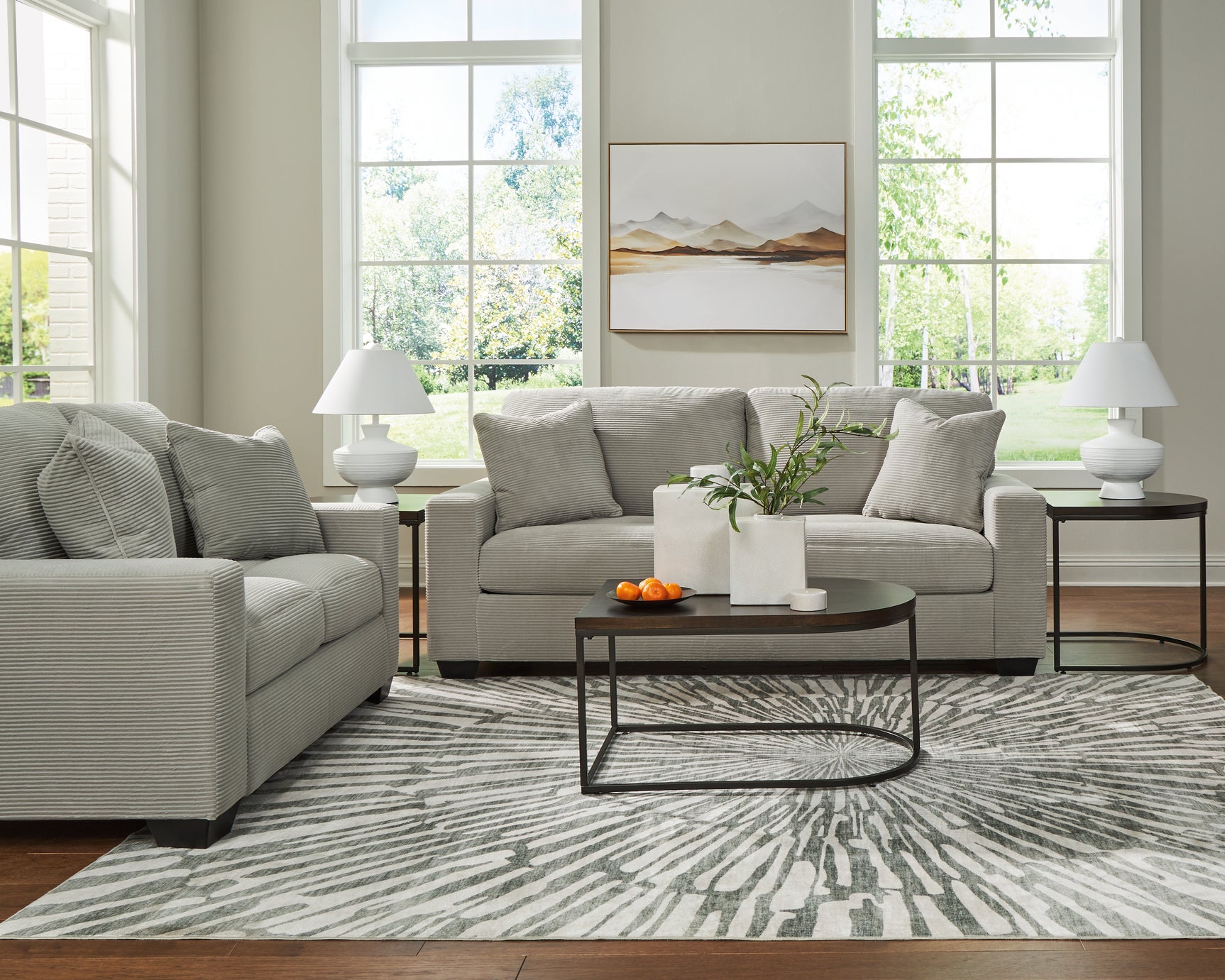 Vanmore nesting tables showing layered design