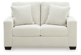 close-up detail view of Greenbriar Ivory upholstery