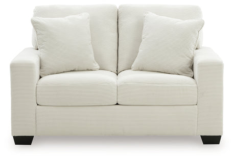 close-up detail view of Greenbriar Ivory upholstery