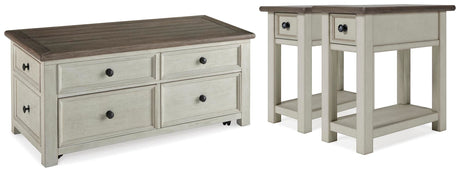 Bolanburg Two-tone Coffee Table with 2 End Tables — product image 2