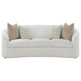 Rainn Boucle Upholstered Sloped Arm Sofa Latte — product image 3
