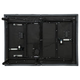Weston Full Dual-Motor Massage Adjustable Bed Base in Black and Grey — product image 10