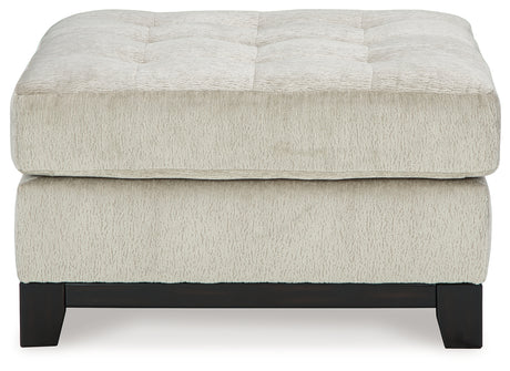 Maxon Place Stone Oversized Accent Ottoman top view