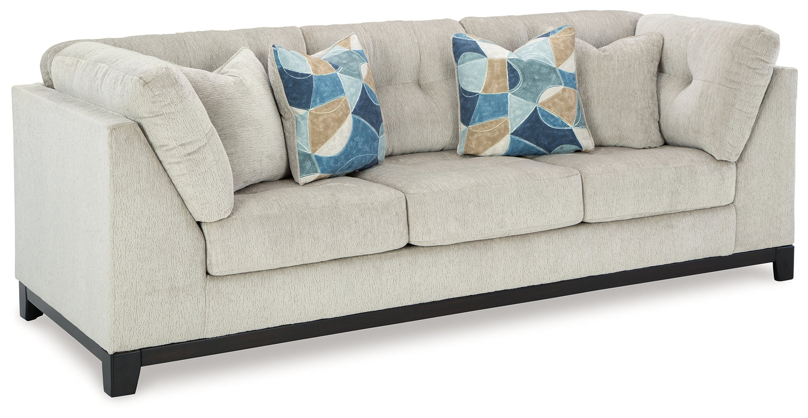 main view of Maxon Place Stone Chenille Sofa furniture