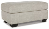 back view of Vayda Pebble loveseat