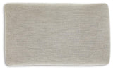 Vayda Pebble Chenille Ottoman close-up fabric swatch