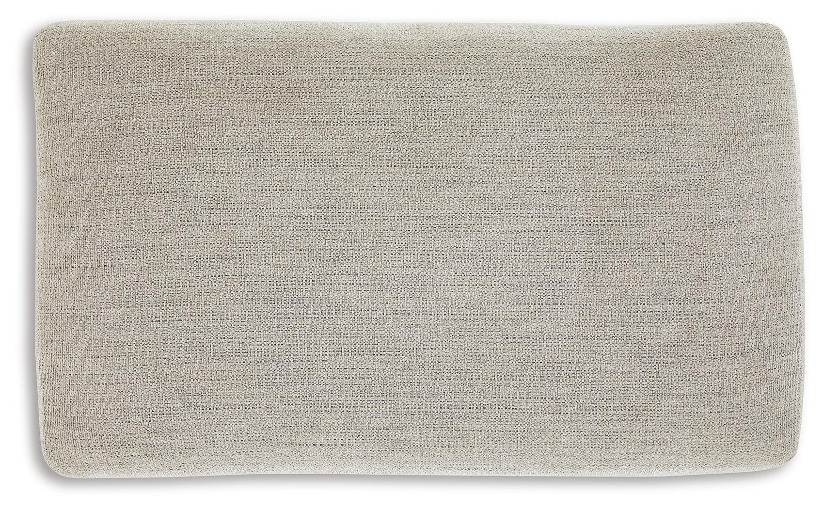 Vayda Pebble Chenille Ottoman close-up fabric swatch