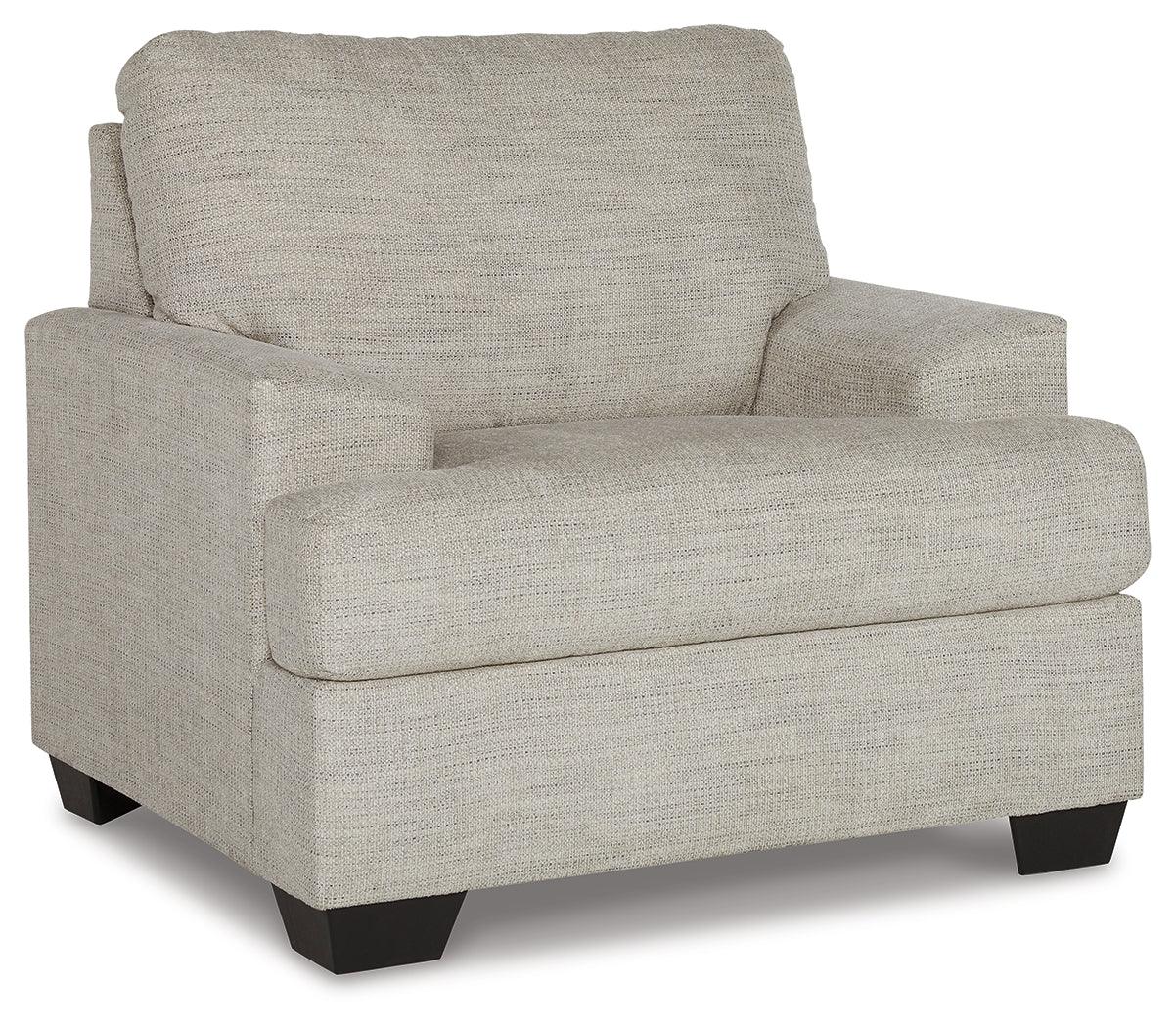 Vayda Pebble Chenille Chair head-on view