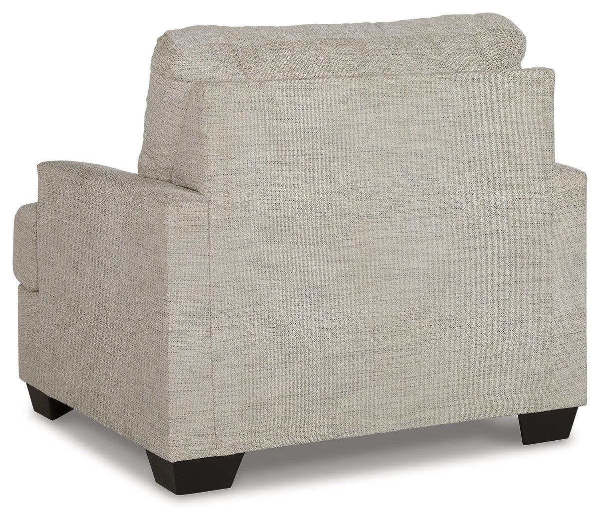 Vayda Pebble Chenille Chair close-up upholstery texture