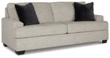 Vayda Pebble Sofa and Loveseat angled view