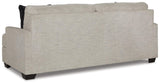 Vayda Pebble Chenille Sofa back side view