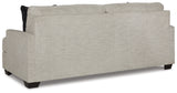 Vayda Pebble Sofa and Loveseat side angle