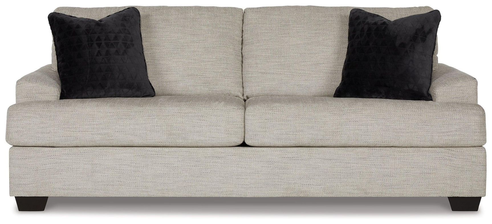 Vayda Pebble Chenille Sofa detailed upholstery close-up