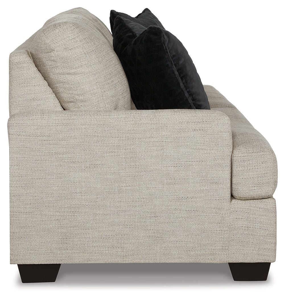 Vayda Pebble Sofa and Loveseat close-up detail