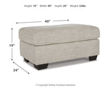 Vayda Pebble 4-piece sofa set with sofa, loveseat, chair, and ottoman