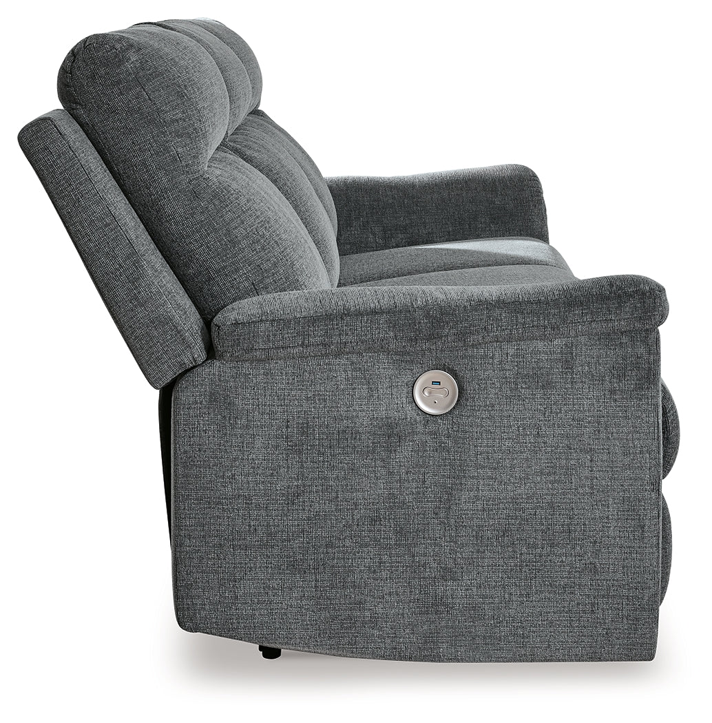 Barnsana Gravel seating set from back angle