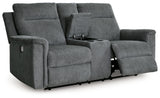 Side profile of sofa recliner