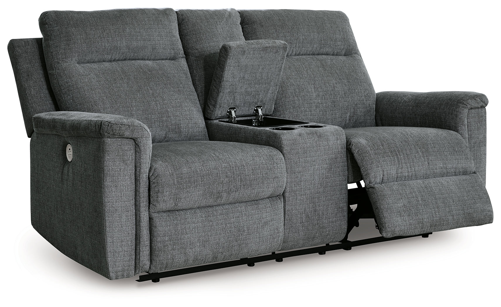 Side profile of sofa recliner