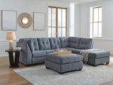 Marleton Denim 2-Piece Sectional with Ottoman — product view